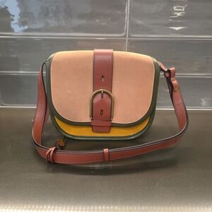 Fossil Wiley Leather Saddle Bag